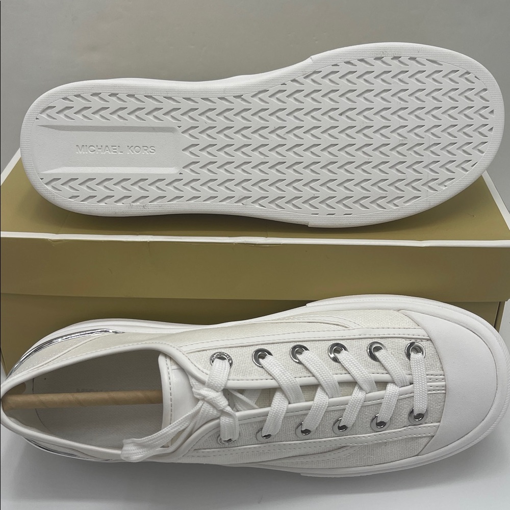 Michael KORS JUDE LACE UP
SMALL WEAVE CANVAS
43S5JUFS2D Sneakers - Picture 3 of 16